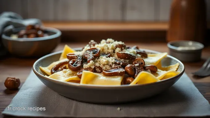 Ravioles Maison aux Champignons et Ricotta