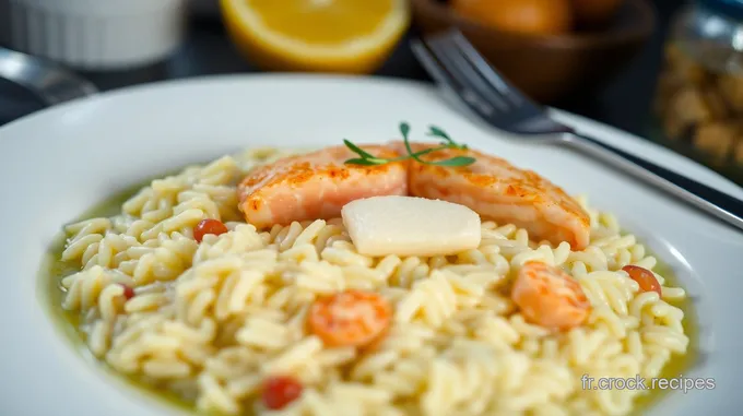 Risotto au Saumon et Son Velouté de Citron