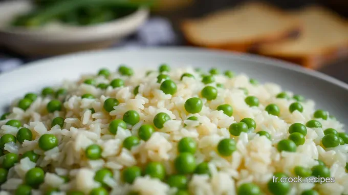 Riz au Petit Pois: Le Plat Chic et Coloré