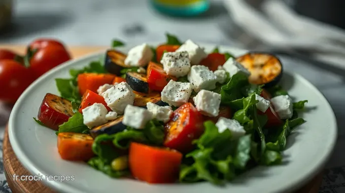 Salade de Petit Épeautre aux Légumes Grillés et Feta