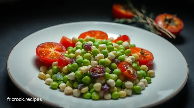 Salade Marocaine de Pois Chiches Épicée