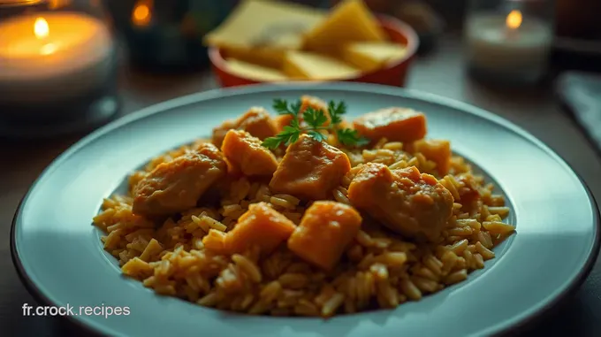 Savourez un Poulet au Curry Crémeux avec Riz Parfumé