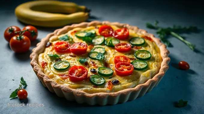 Tarte Provençale aux Légumes de Saison