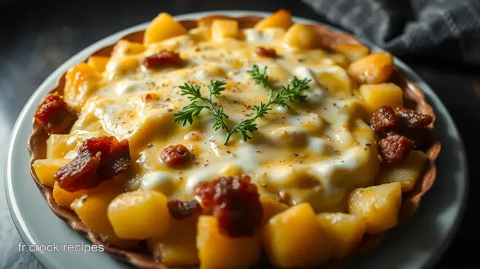 Tartiflette Savoyarde : La Quiche Montagnarde
