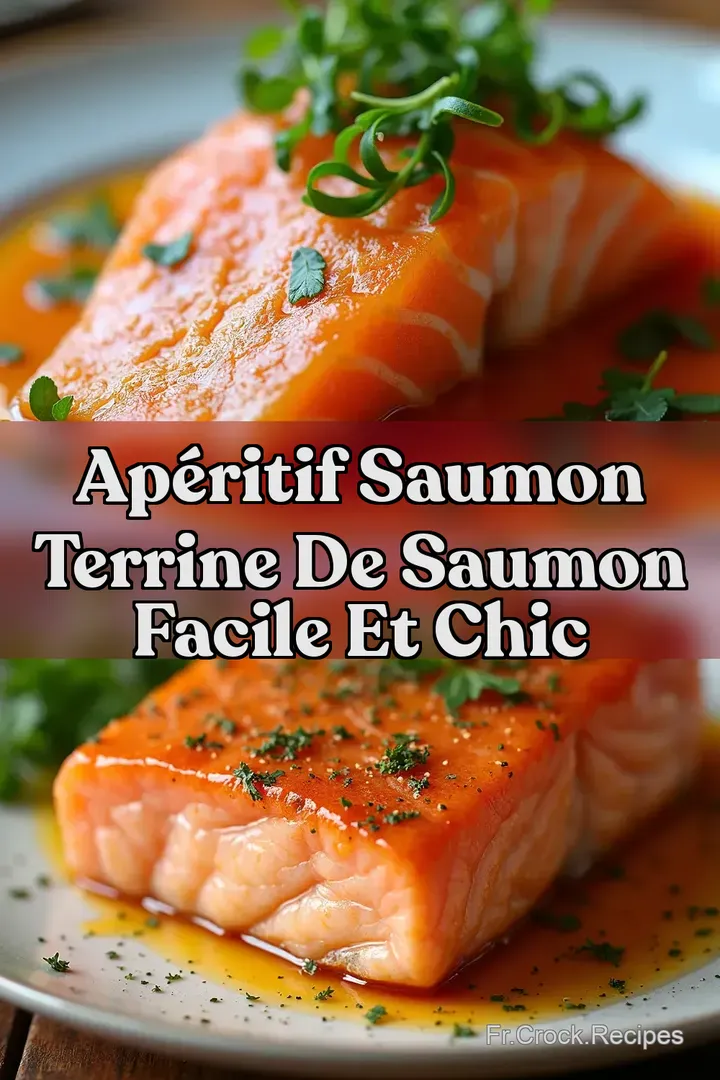 Ap&eacute;ritif Saumon Terrine de Saumon Facile et Chic