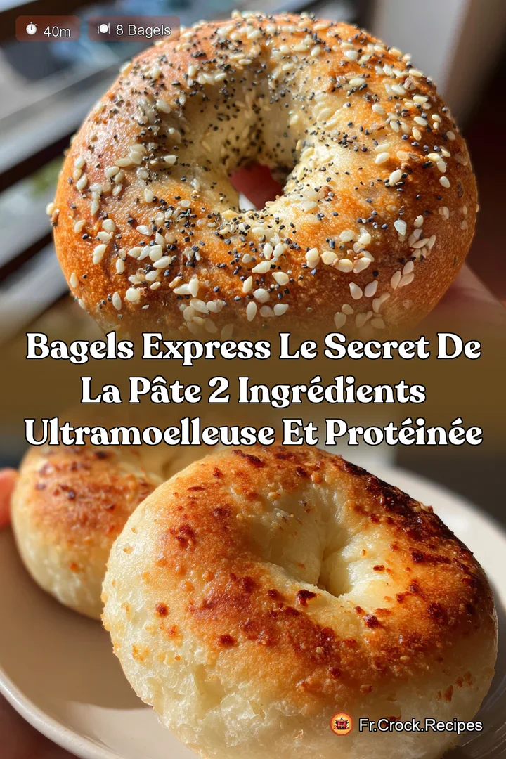 Bagels Express Le Secret de la P&acirc;te 2 Ingr&eacute;dients UltraMoelleuse et Prot&eacute;in&eacute;e