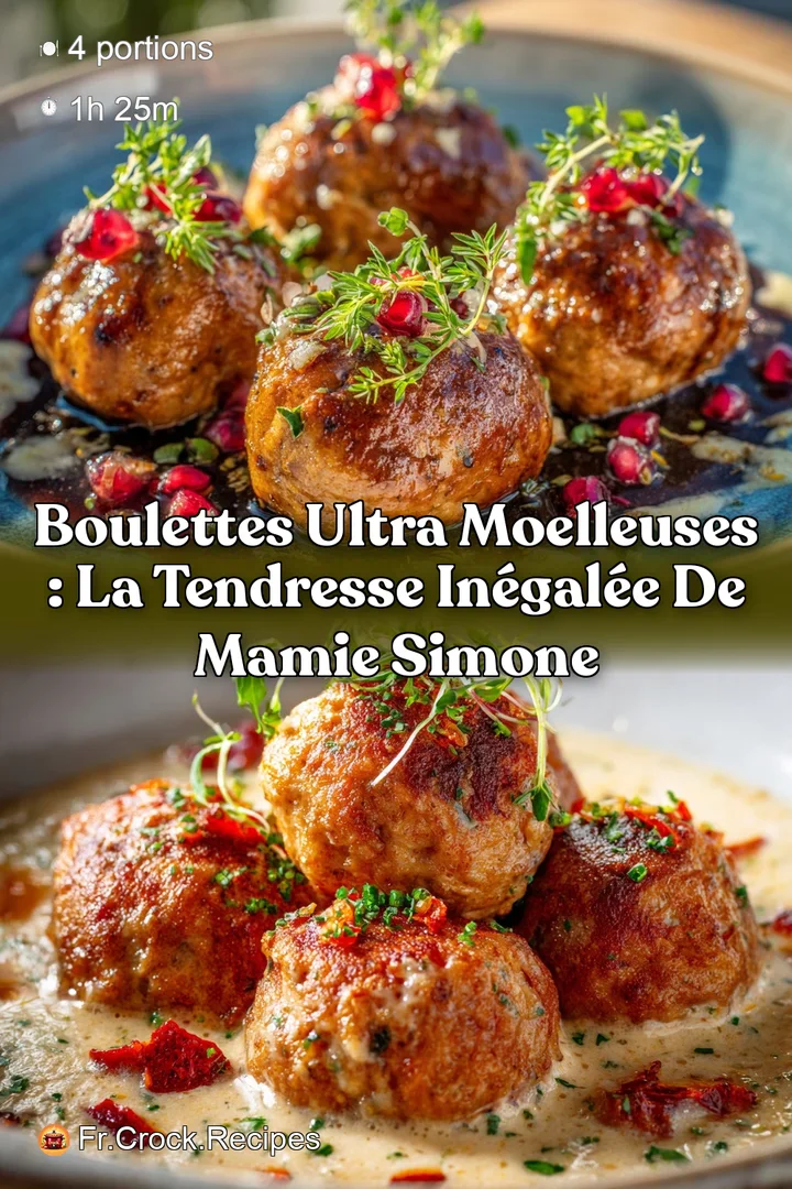 Boulettes ultra moelleuses : La tendresse in&eacute;gal&eacute;e de Mamie Simone