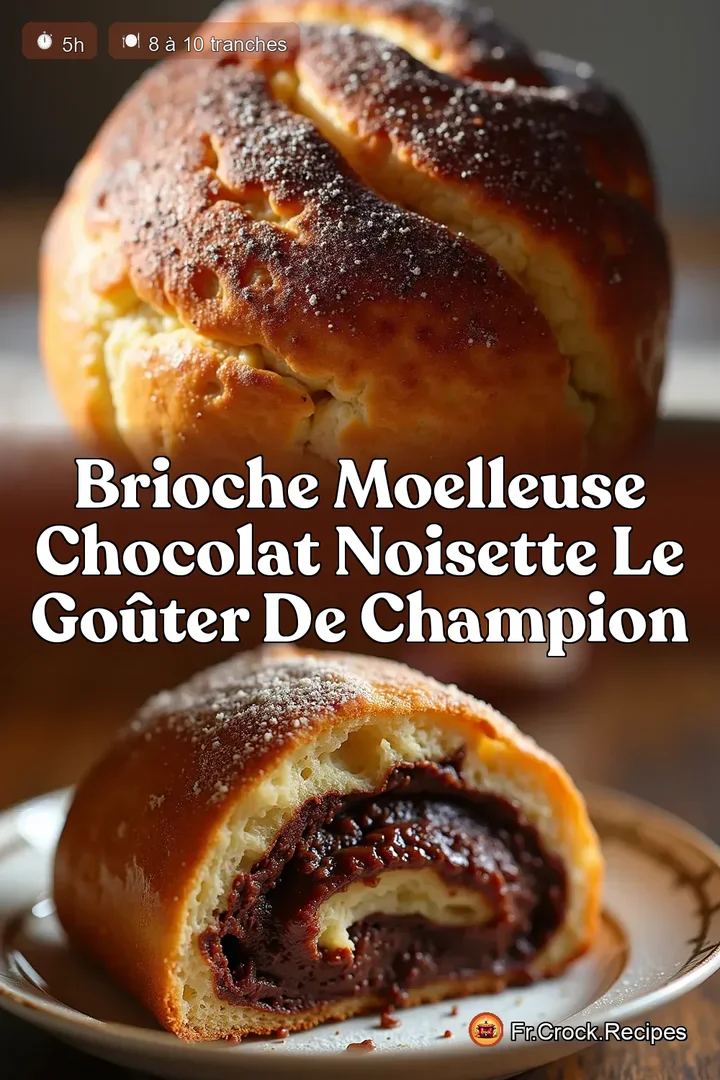 Brioche Moelleuse Chocolat Noisette Le Go&ucirc;ter de Champion