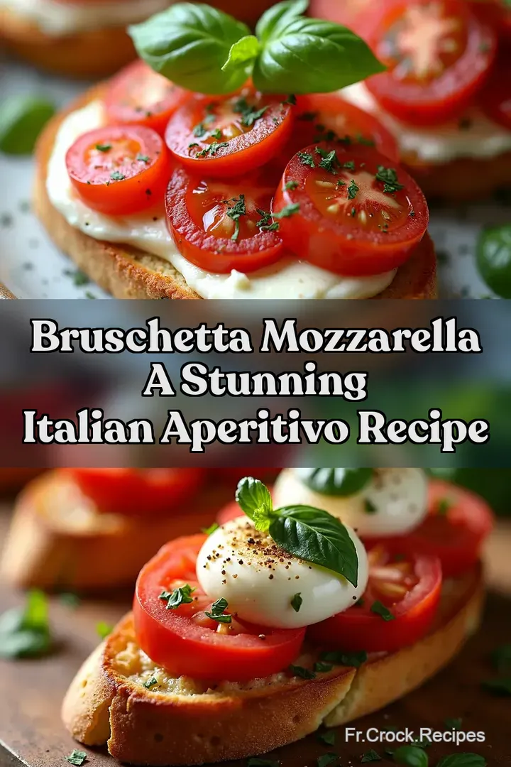 Bruschetta Mozzarella A Stunning Italian Aperitivo Recipe