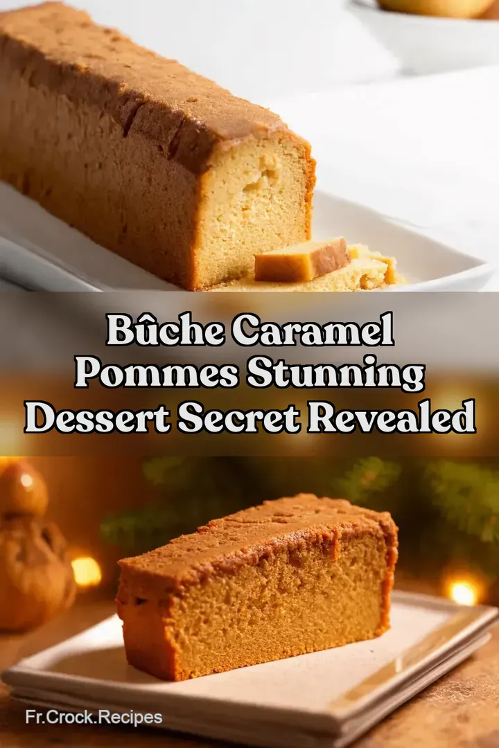 B&ucirc;che Caramel Pommes Stunning Dessert Secret Revealed