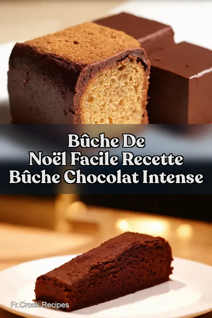 B&ucirc;che de No&euml;l facile Recette B&ucirc;che Chocolat Intense