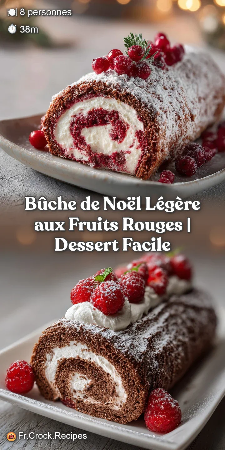 Close-up of a light B&ucirc;che de No&euml;l, showcasing the delicate texture of the frosting and a dusting of fine cocoa powder on top.
