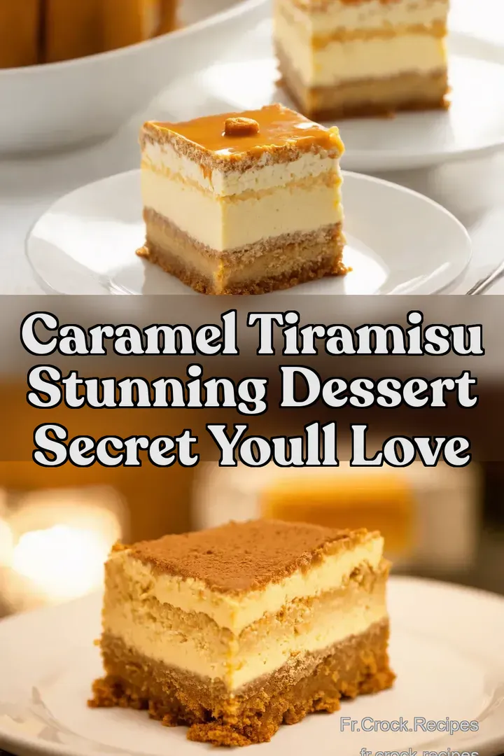 Caramel Tiramisu Stunning Dessert Secret Youll Love