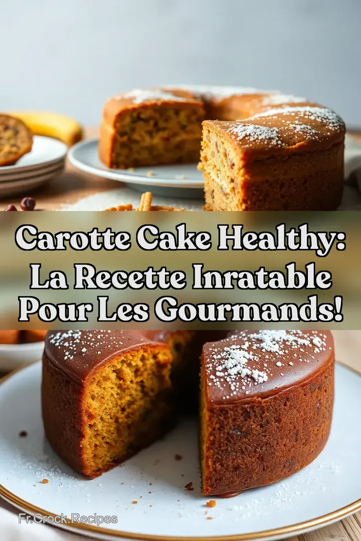 Carotte Cake Healthy: La Recette Inratable pour les Gourmands!
