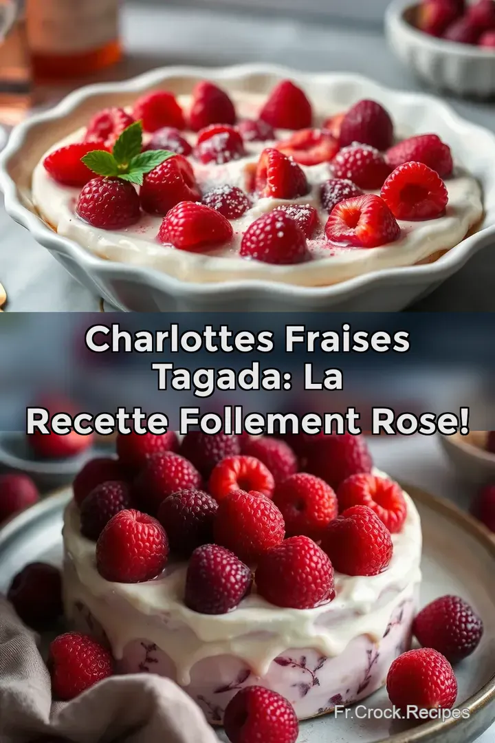 Charlottes Fraises Tagada: La Recette Follement Rose!