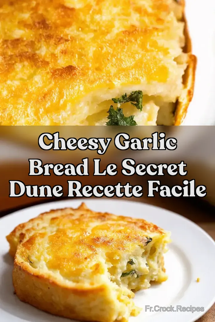 Cheesy Garlic Bread Le Secret dune Recette Facile