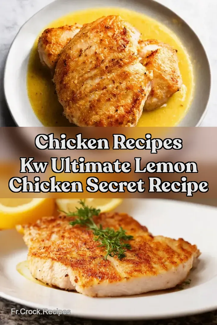 Chicken Recipes kw Ultimate Lemon Chicken Secret Recipe