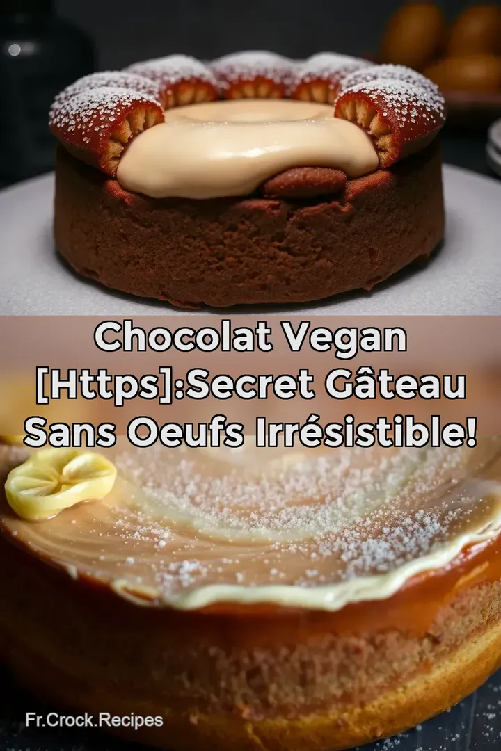 Chocolat Vegan [https]:Secret G&acirc;teau Sans Oeufs Irr&eacute;sistible!