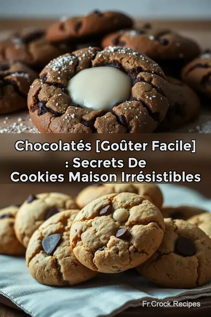 Chocolat&eacute;s [Go&ucirc;ter facile] : Secrets de Cookies Maison Irr&eacute;sistibles