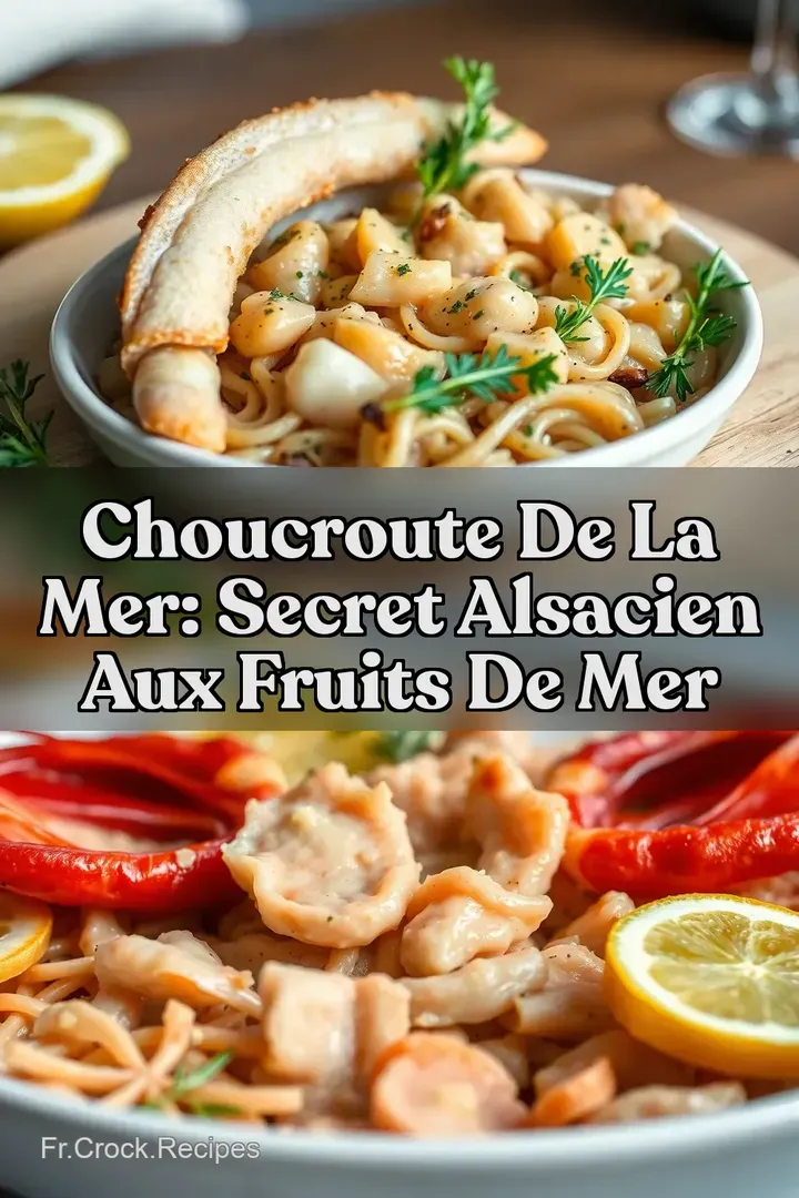 Choucroute de la Mer: Secret Alsacien aux Fruits de Mer