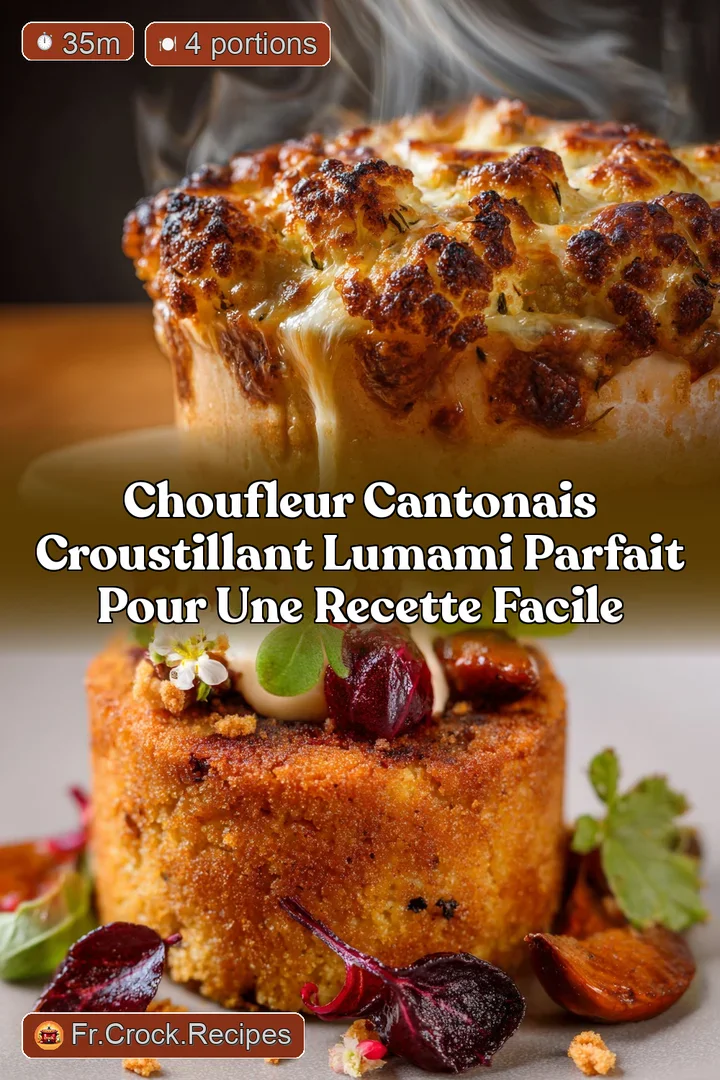 ChouFleur Cantonais croustillant LUmami Parfait pour une Recette Facile