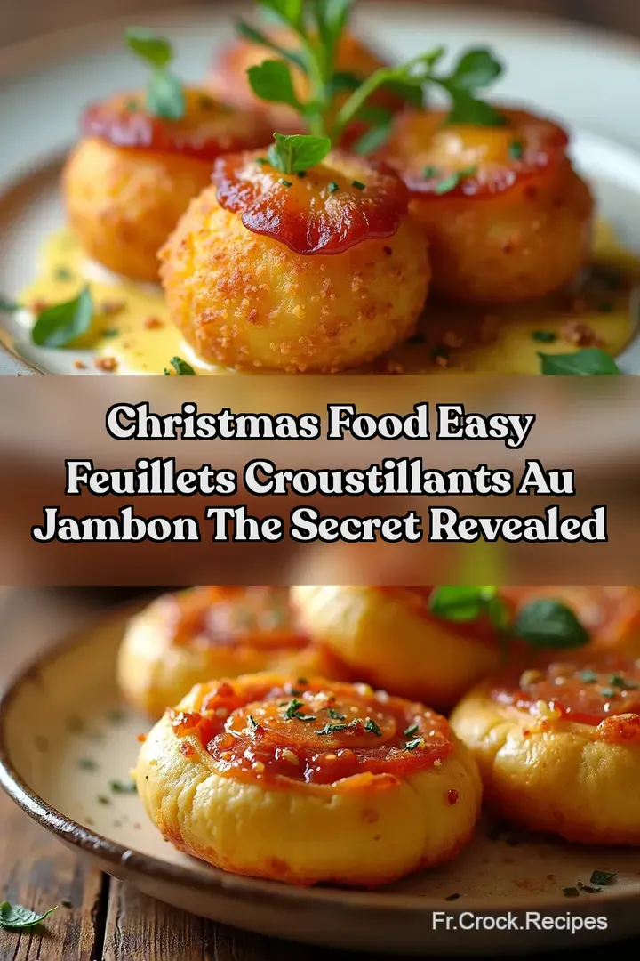 Christmas Food Easy Feuillets Croustillants au Jambon The Secret Revealed