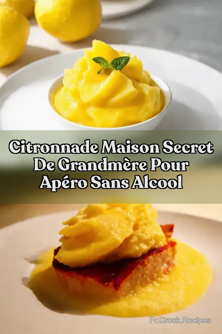 Citronnade Maison Secret de GrandM&egrave;re pour Ap&eacute;ro Sans Alcool