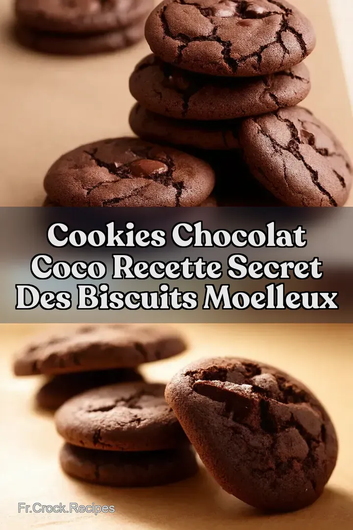 Cookies Chocolat Coco Recette Secret des Biscuits Moelleux