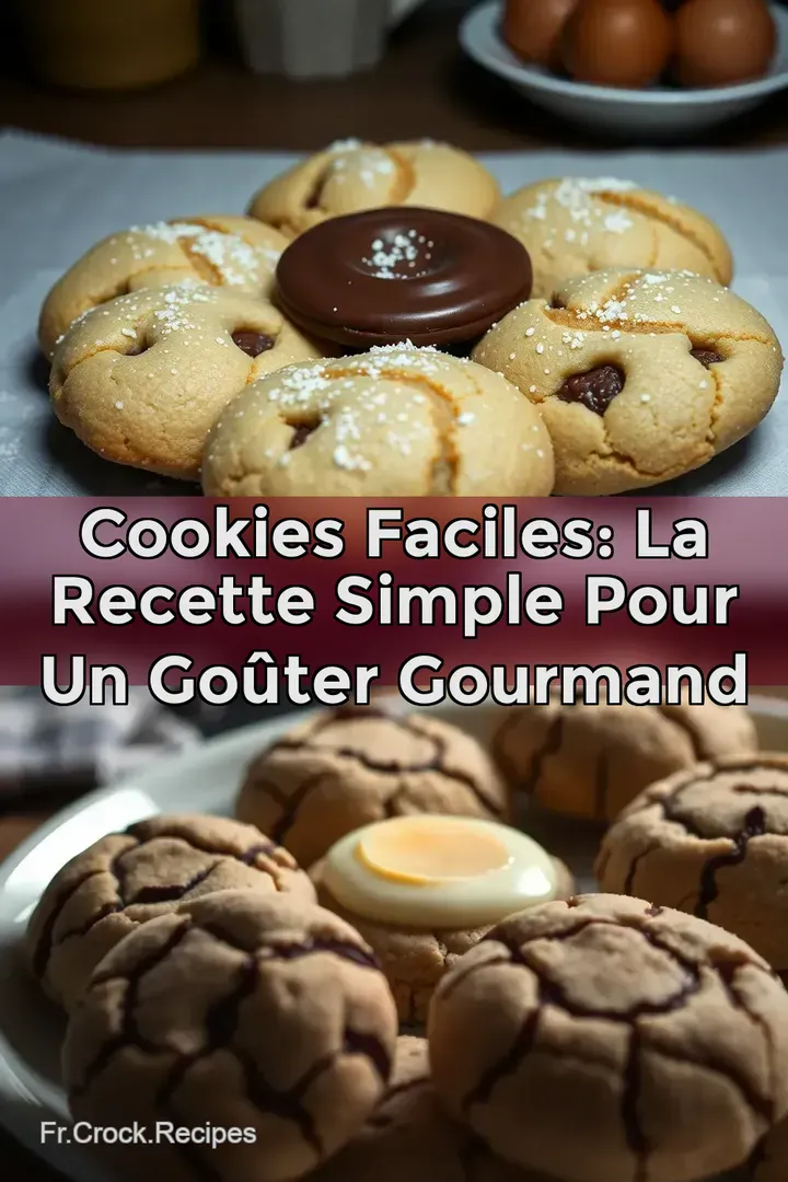 Cookies Faciles: La Recette Simple Pour un Go&ucirc;ter Gourmand