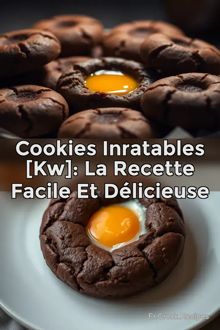 Cookies Inratables [kw]: La Recette Facile et D&eacute;licieuse