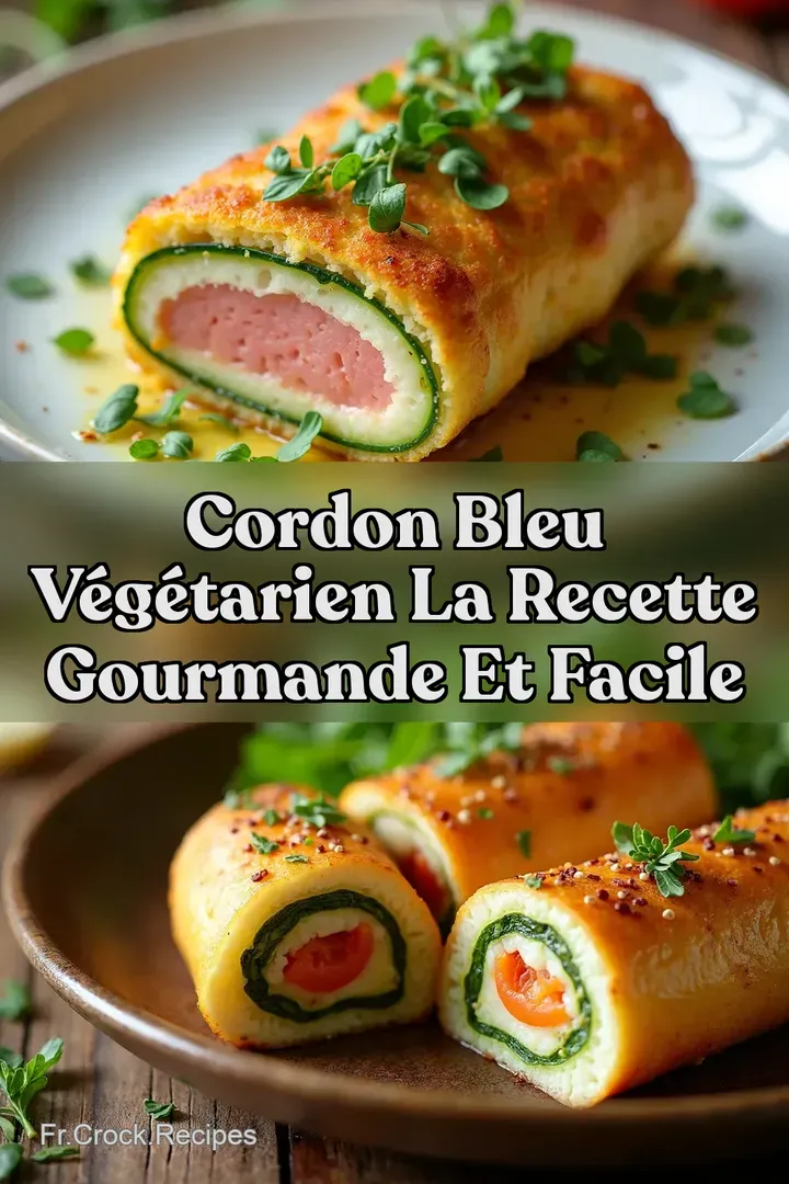 Cordon Bleu V&eacute;g&eacute;tarien La Recette Gourmande Et Facile