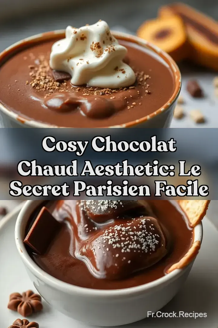 Cosy Chocolat Chaud Aesthetic: Le Secret Parisien Facile