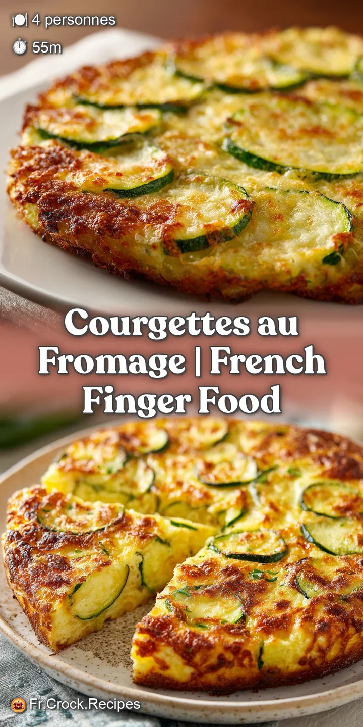 Detailed close-up of melted, toasted golden cheese bubbling on top of soft, vibrant green zucchini slices.