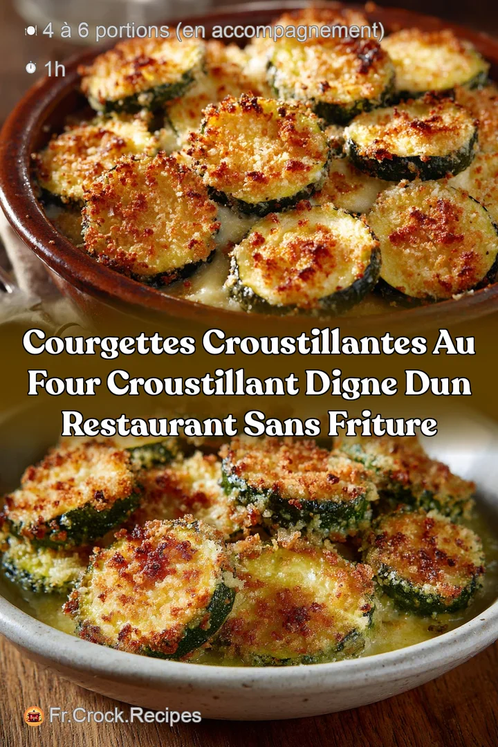 Courgettes Croustillantes au Four Croustillant digne dun restaurant sans friture