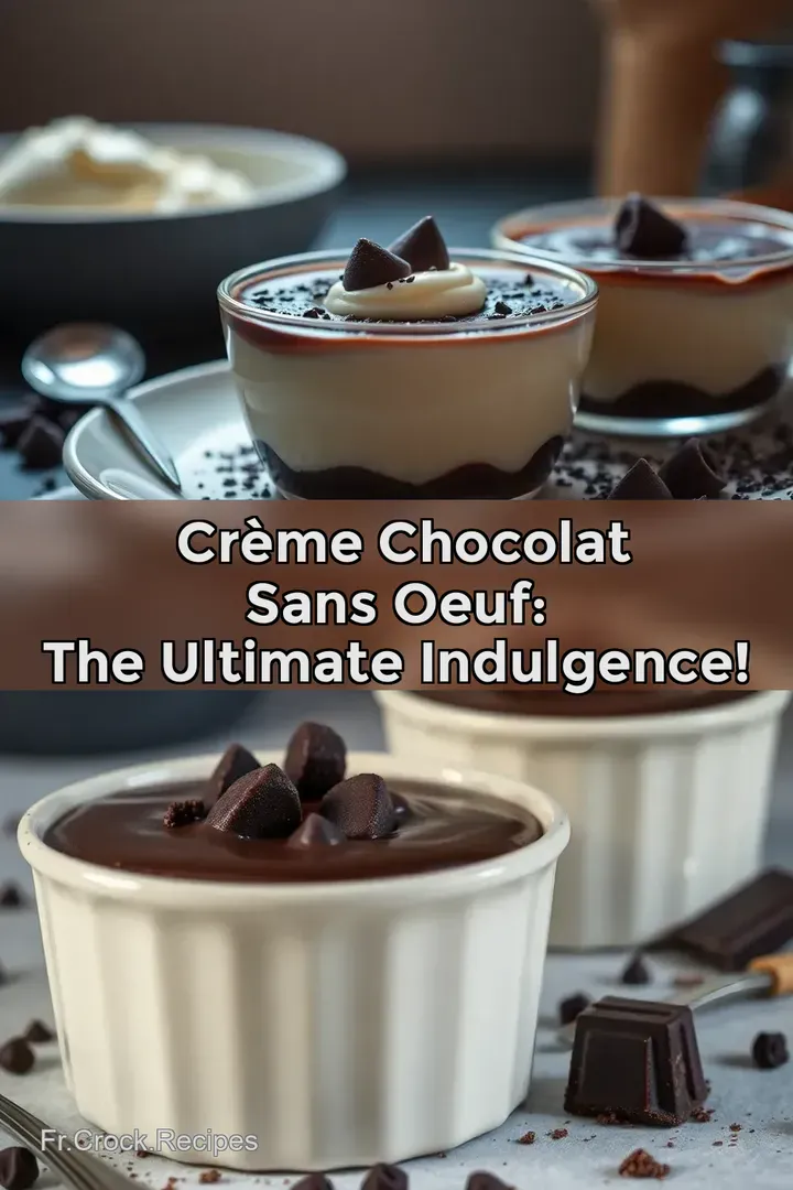 🍫Cr&egrave;me Chocolat Sans Oeuf: The Ultimate Indulgence!