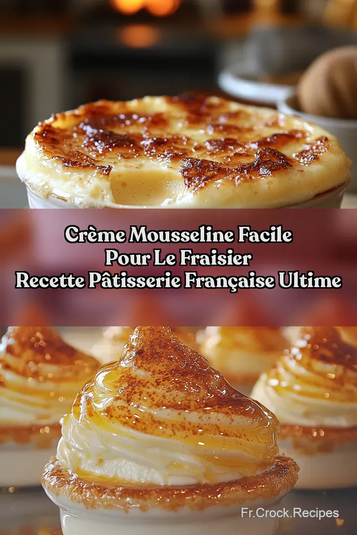 Cr&egrave;me Mousseline Facile pour le Fraisier Recette P&acirc;tisserie Fran&ccedil;aise Ultime