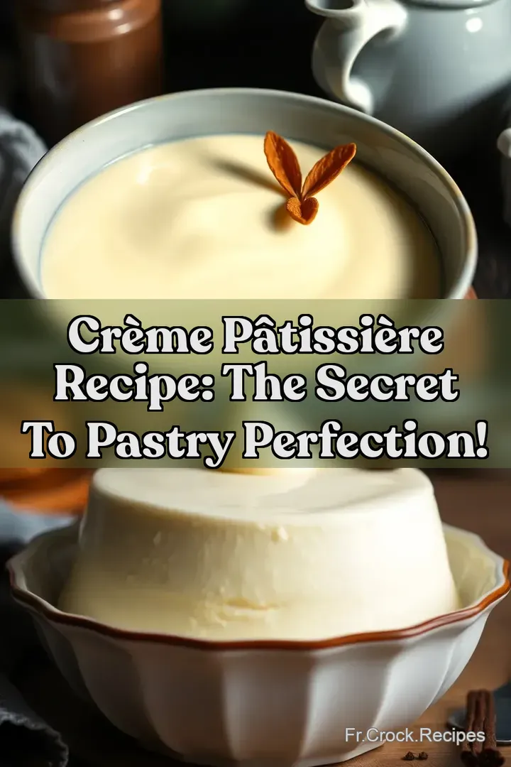 Cr&egrave;me P&acirc;tissi&egrave;re Recipe: The Secret to Pastry Perfection!
