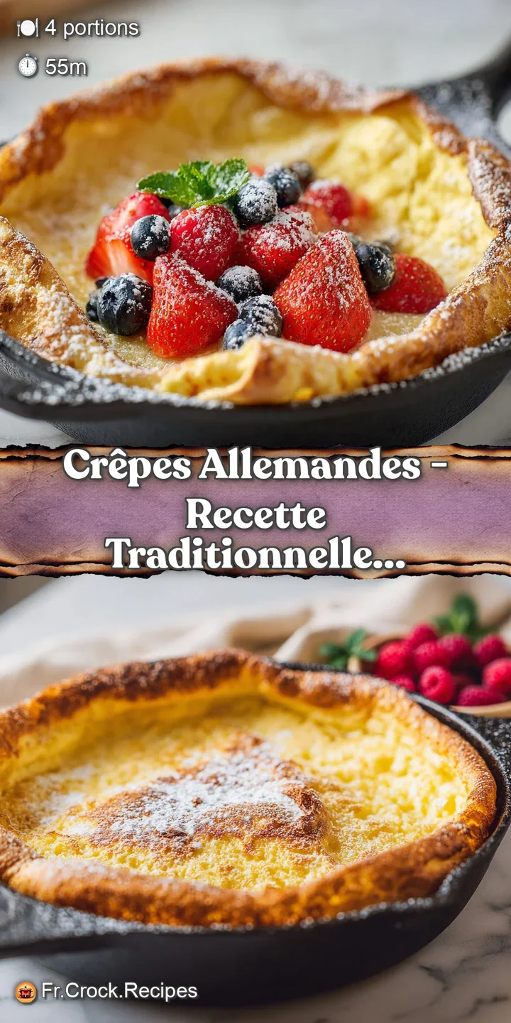 A close-up reveals the soft, tender texture of a folded cr&ecirc;pe, golden and slightly glistening.