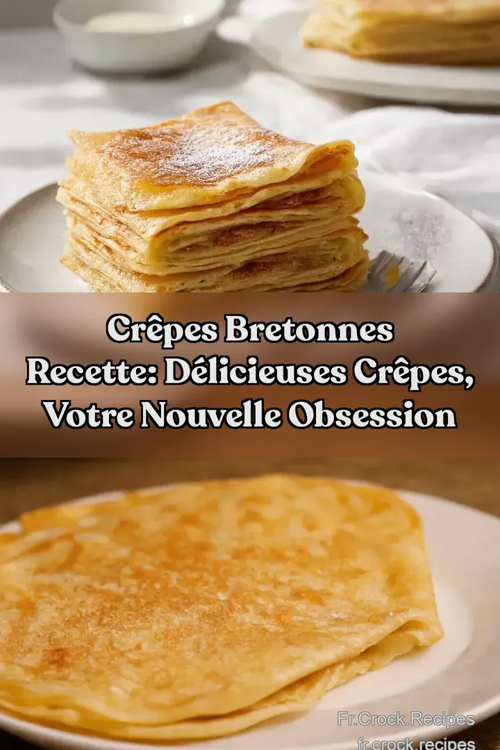 Cr&ecirc;pes Bretonnes Recette: D&eacute;licieuses Cr&ecirc;pes Votre Nouvelle Obsession