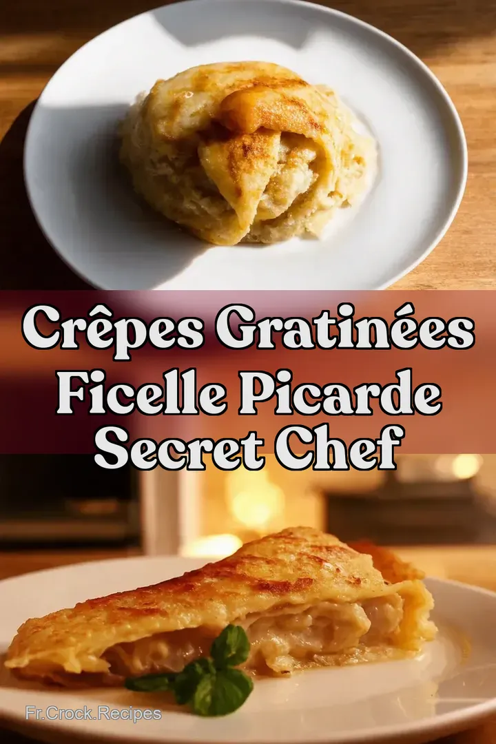 Cr&ecirc;pes gratin&eacute;es Ficelle Picarde Secret Chef