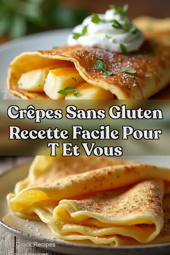 Cr&ecirc;pes Sans Gluten Recette Facile Pour T et Vous