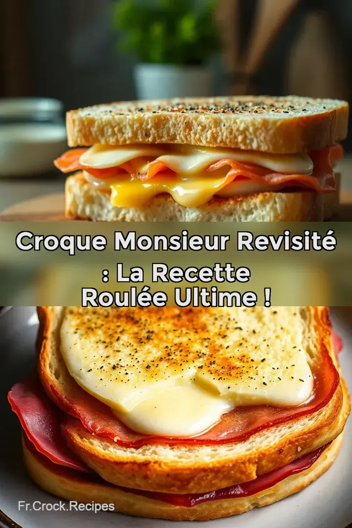 Croque Monsieur Revisit&eacute; : La Recette Roul&eacute;e Ultime !