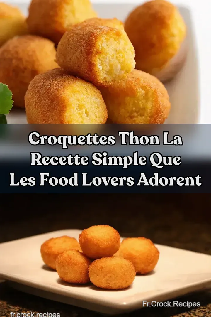 Croquettes Thon La Recette Simple que les Food Lovers Adorent