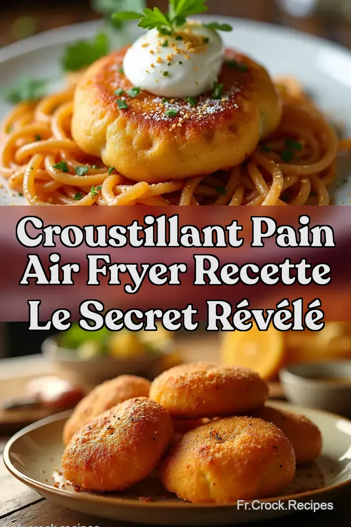 Croustillant Pain Air Fryer Recette Le Secret R&eacute;v&eacute;l&eacute;