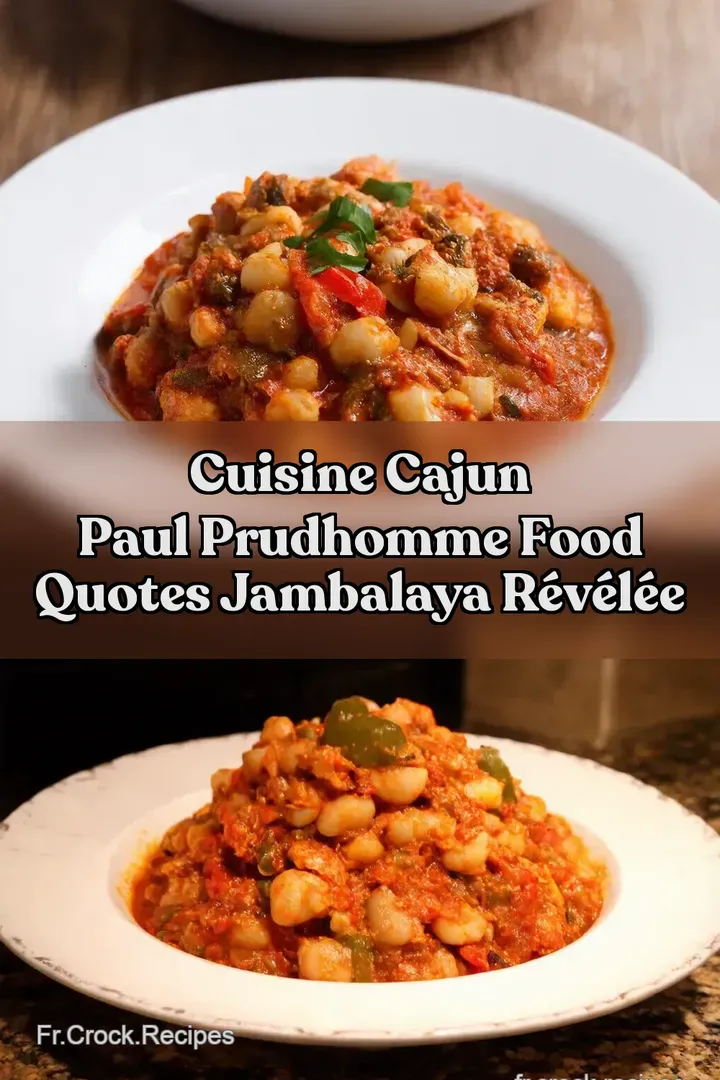 Cuisine Cajun Paul Prudhomme food Quotes Jambalaya R&eacute;v&eacute;l&eacute;e