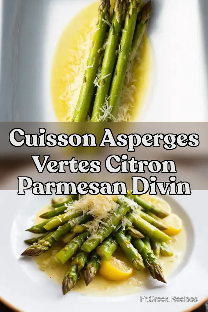 Cuisson Asperges Vertes Citron Parmesan Divin