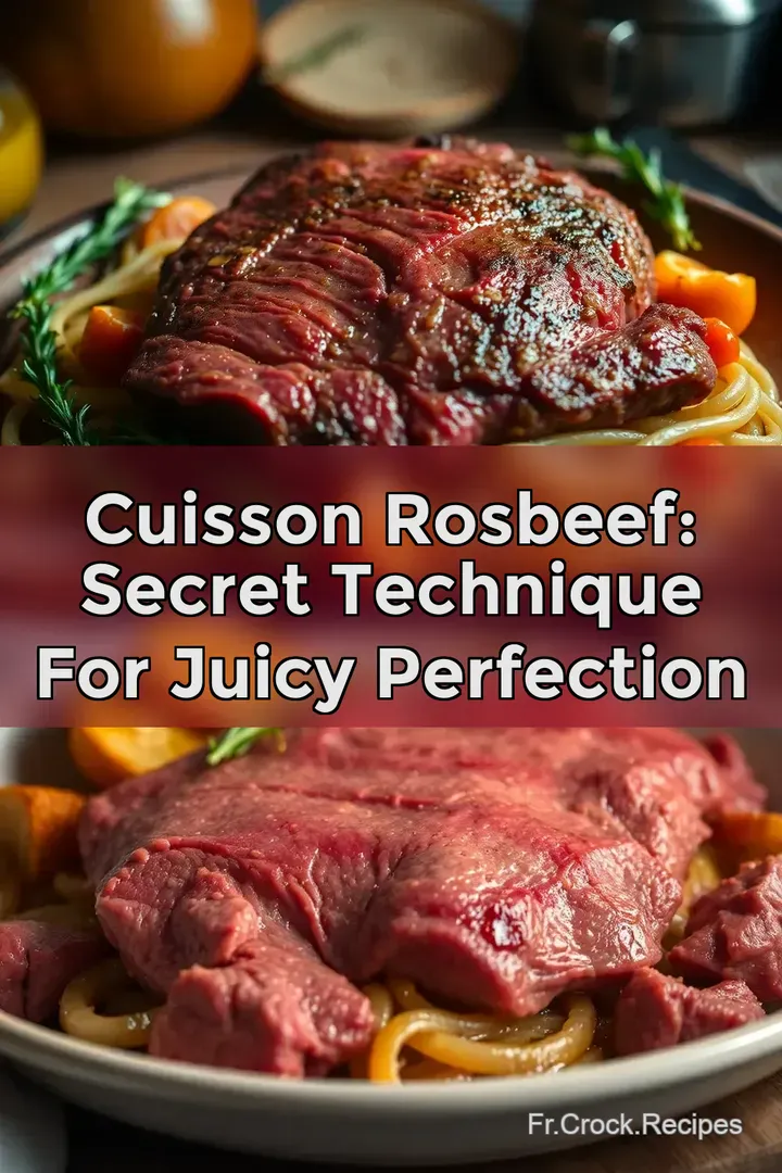 Cuisson Rosbeef: Secret Technique for Juicy Perfection