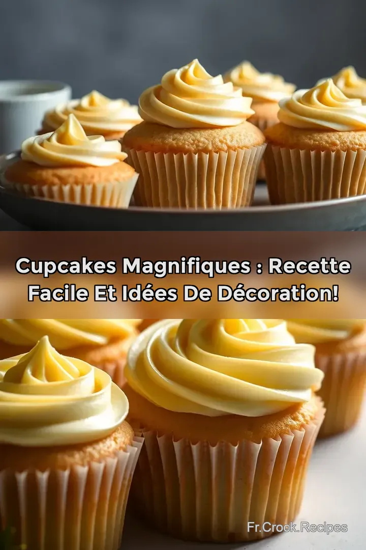 Cupcakes Magnifiques : Recette Facile et Id&eacute;es de D&eacute;coration!