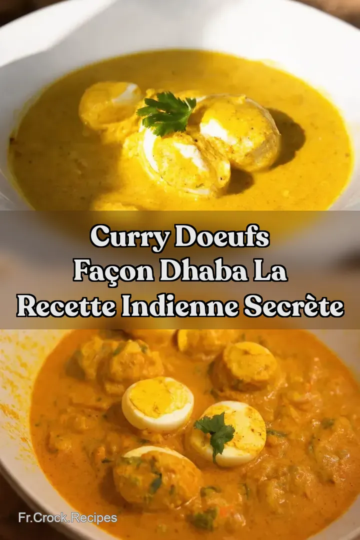 Curry doeufs fa&ccedil;on Dhaba La recette indienne secr&egrave;te