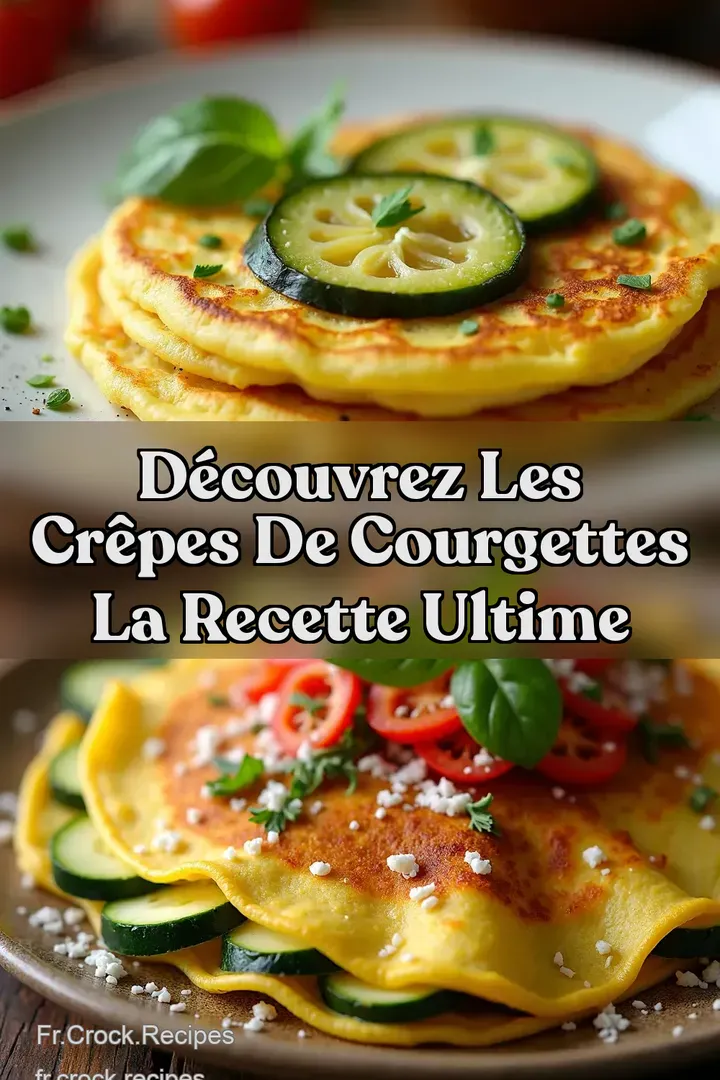 D&eacute;couvrez les Cr&ecirc;pes de Courgettes La Recette Ultime
